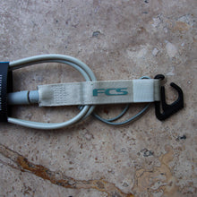 Load image into Gallery viewer, FCS Essential Competition Leash Warm Grey/ Iceberg Green
