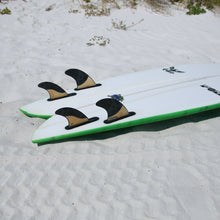 Load image into Gallery viewer, Futures Rasta Quad Fin Set