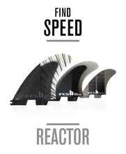 Load image into Gallery viewer, FCS II Reactor PC Carbon Tri Fins