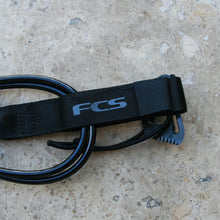 Load image into Gallery viewer, FCS Essential Competition Leash Black/ Grey
