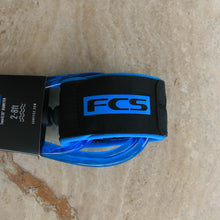 Load image into Gallery viewer, FCS Essential Regular Leash Blue/ Black