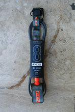 Load image into Gallery viewer, FCS Essential Regular Leash Charcoal/ Blood Orange