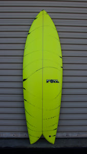 5'10" FOIL The Kraken 37.1L Quad Fish Surfboard