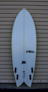 5'7" FOIL The Kraken 33L Quad Fish Surfboard