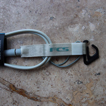 Load image into Gallery viewer, FCS Essential Competition Leash Warm Grey/ Iceberg Green
