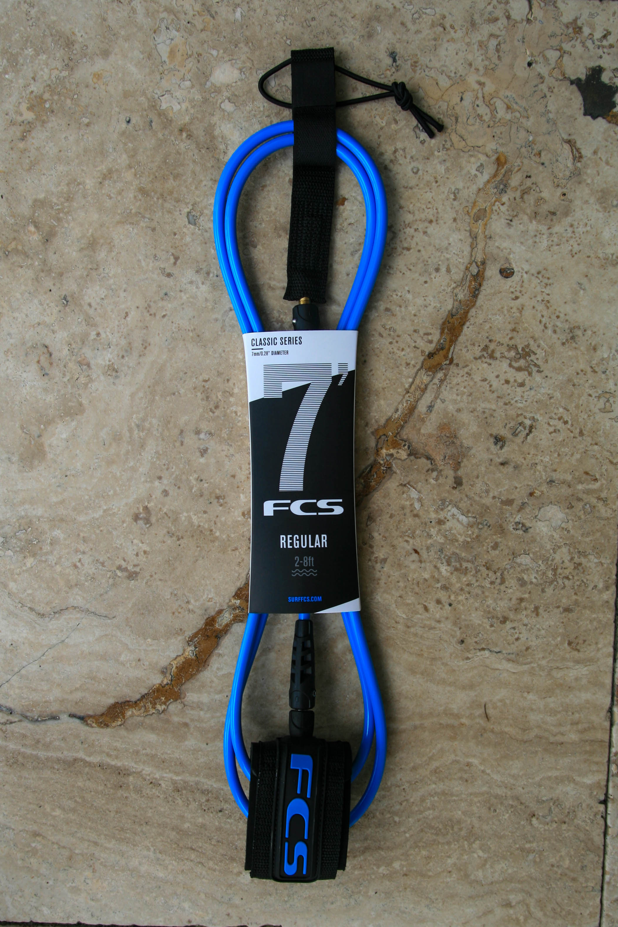 FCS - FCS Classic Regular Leash 6・7ft　クロ 2本セット 送料無料（一部除く）△FCS Classic Regular Leash 6・7ft クロ