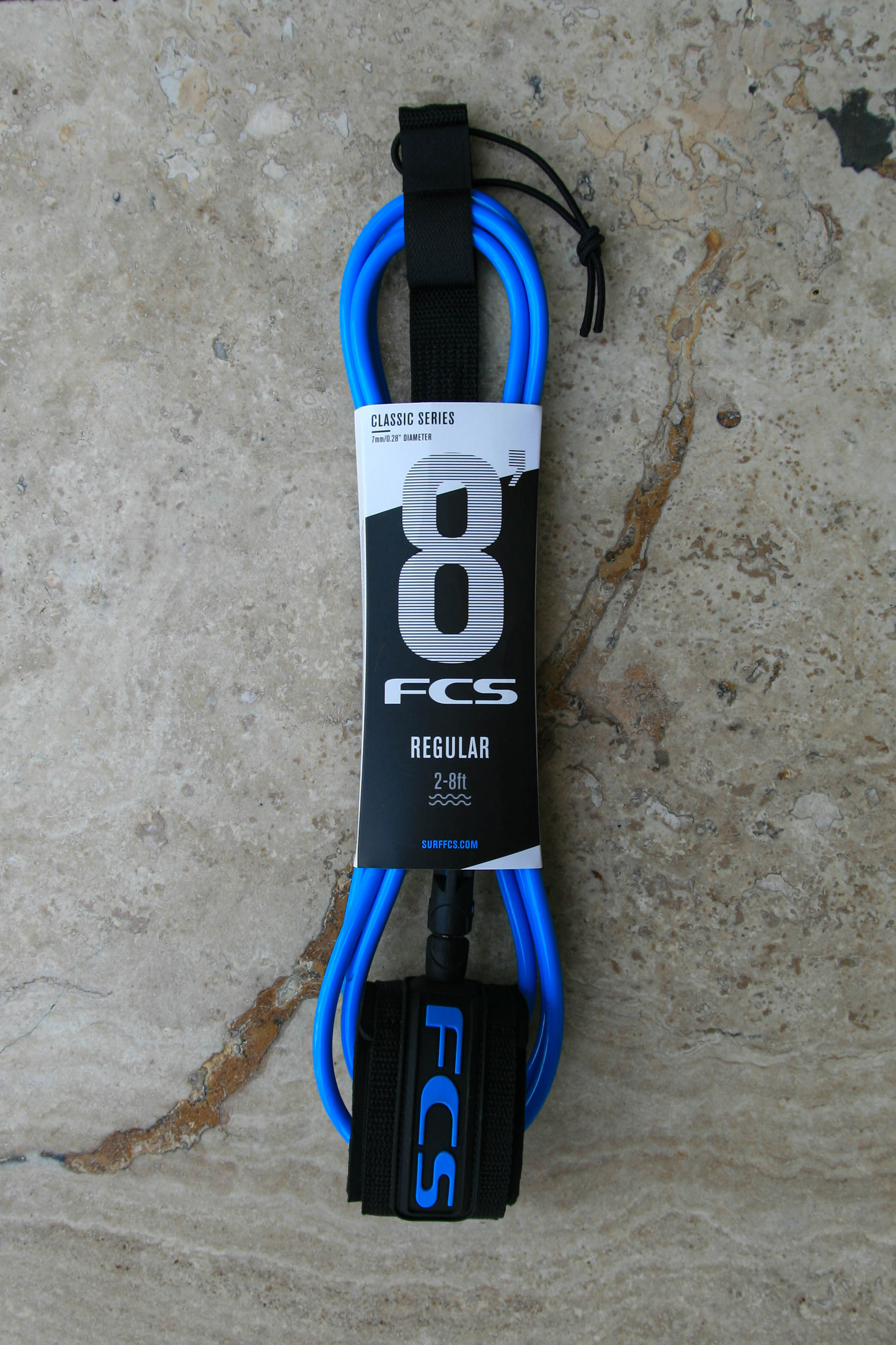 FCS - FCS Classic Regular Leash 6・7ft　クロ 2本セット 送料無料（一部除く）△FCS Classic Regular Leash 6・7ft クロ