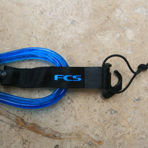 FCS Essential Regular Leash Blue/ Black