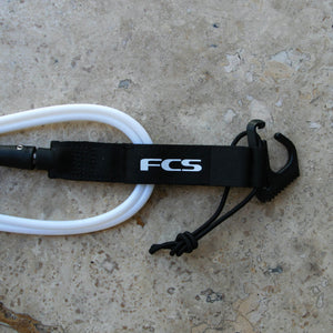 FCS Essential Competition Leash Black/ White