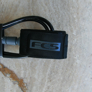 FCS Essential Regular Leash Black/ Grey