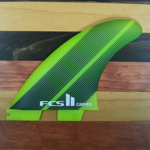 FCSII Neo Carver fin front outside edge